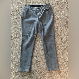 Chico’s Grey Polka Dot Jeans